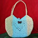 Cotton and Silk Thailand, Our Blue and white shoulder bag