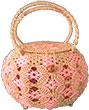 One Of Our Exclusive Ladies Handmade Handbags Which Can Take Up To 3 Days To Make, Available From Cotton and Silk Thailand