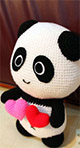 From Our Handmade Toy Range At Cotton and Silk Thailand, Our Baby Panda