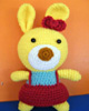 Miss Yellow Sanrio (rabbit) from our handmade toys range